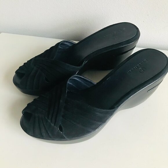 Cole Haan Air Black Austyn Suede Mule Size 9.5 - Picture 3 of 8